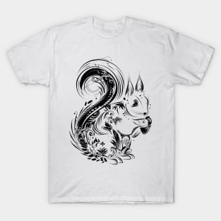 Squirrel with acorn in the paws T-Shirt